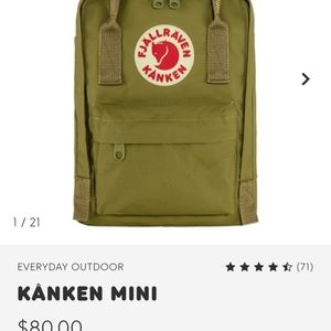 Fjallraven Mini Back pack